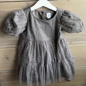 NWOT GAP tuile gray dress
